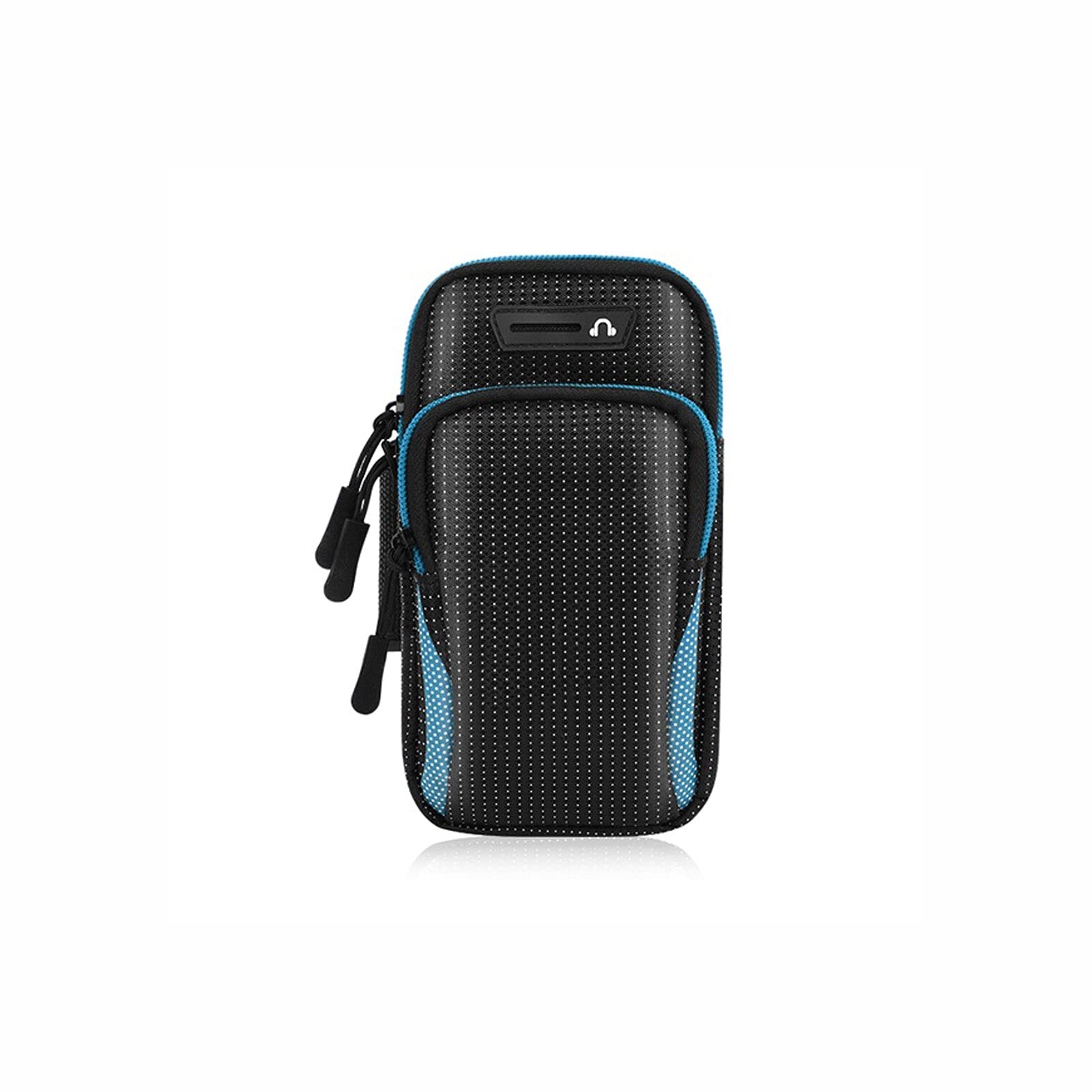 VIZCO Mens Cross Body Bag Universal 6.8'' Waterproof Sport Armband Bag For Outdoor Gym Running Arm Band Mobile Phone Bag Case Coverage Holder (Color : Hortel�)-image-37
