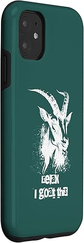 Miniatura 9 de Funda divertida para iPhone 1212 Pro con texto en inglés Relax I Goat This Farmer Animal Lover Pun