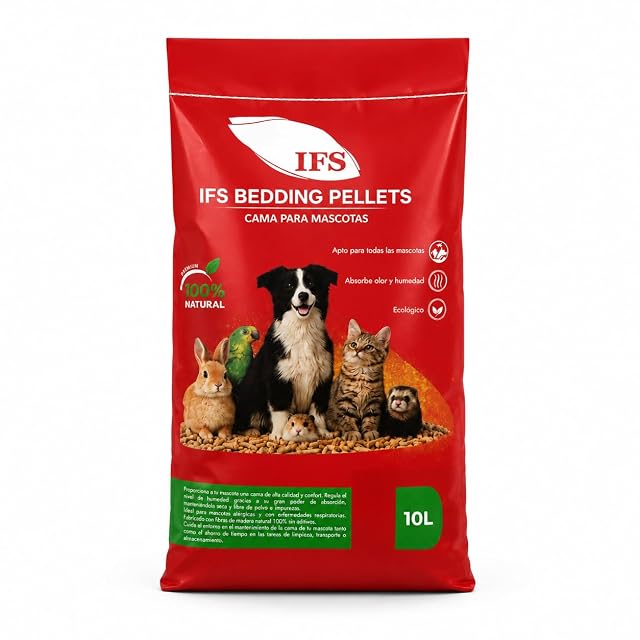 IFS Cama en Pellets para Pequeñas Mascotas 5 kg