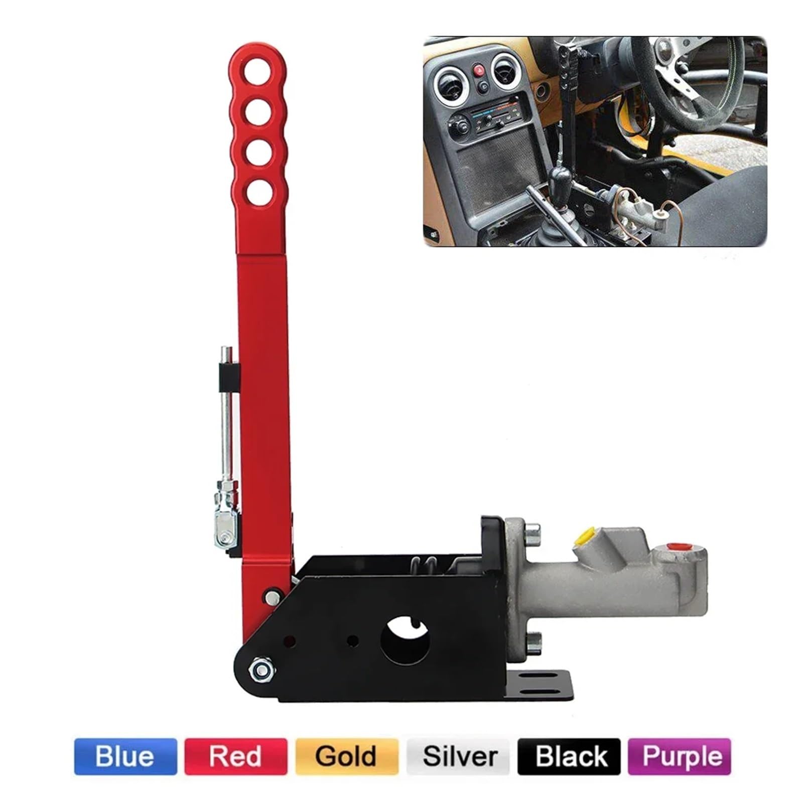335mm Uniwersalny PIONOWY HYDRAULICZNY HAMULEC RĘCZNY Do Jeep Wrangler YJ/TJ 1987-2006 HAMULEC RĘCZNY Do TOYOTACOROLLA AE86 4A-GE(Gold)