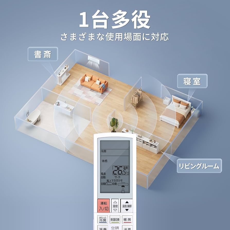 Amazon.co.jp: エアコンリモコン PG074 for MITSUBISHI 霧ヶ峰用