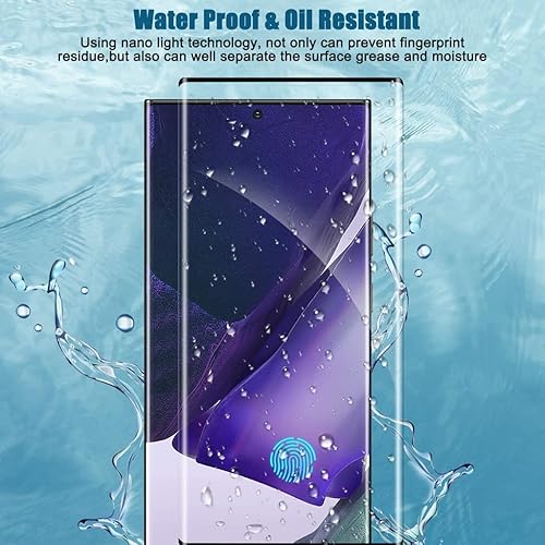 Miniatura 4 de OttarScreen Protector de pantalla para Galaxy Note 20, paquete de 3 protectores de pantalla de vidrio templado3 + 1 unidad1 protector de lente de