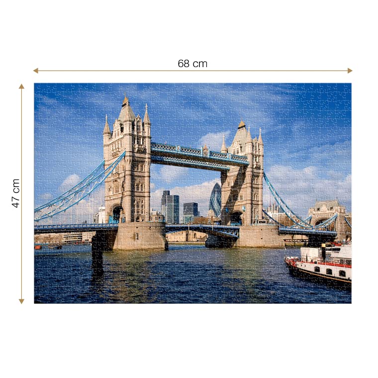 D - Toys DTS79374 Puzzle da 1000 Pezzi - London by Night