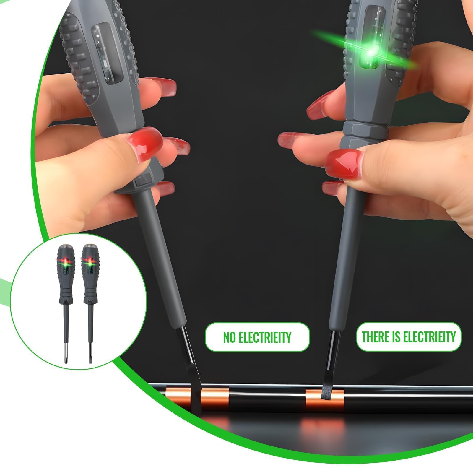 PANCONTROL Rilevatore Di Tensione, 2 Poli, 400 V, Test FI, AC/DC - Foto 7