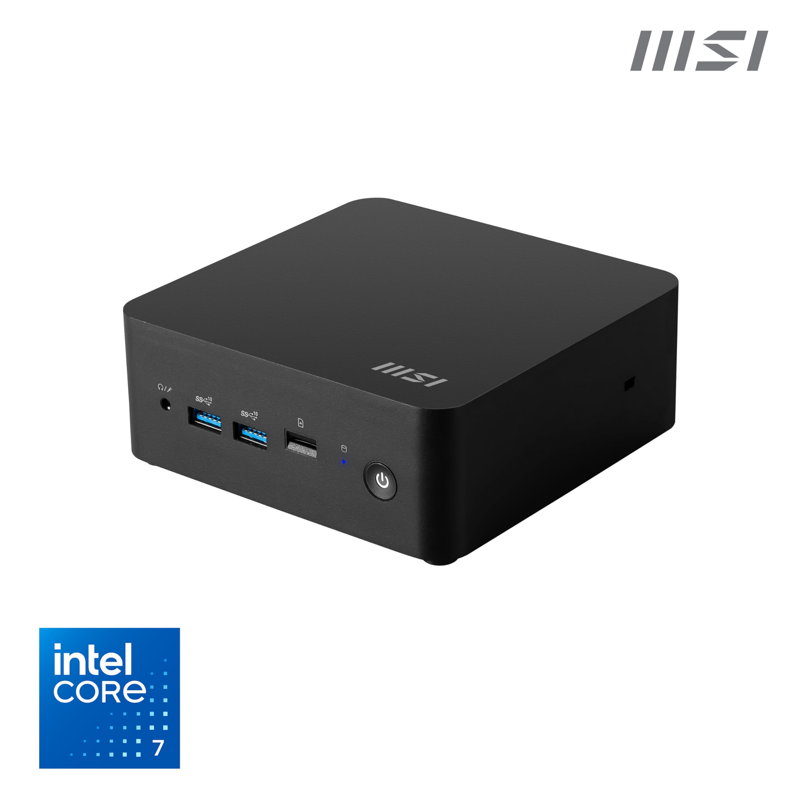 MSI Cubi NUC 1M i7 150U FS 16GB 1TB W11P Intel Core 7 DDR5-SDRAM SSD Windows 11 Pro Nero Mini Computer (Cubi NUC 1M 14th Generation i7 150U 16G 1T W11P) - Versione UK