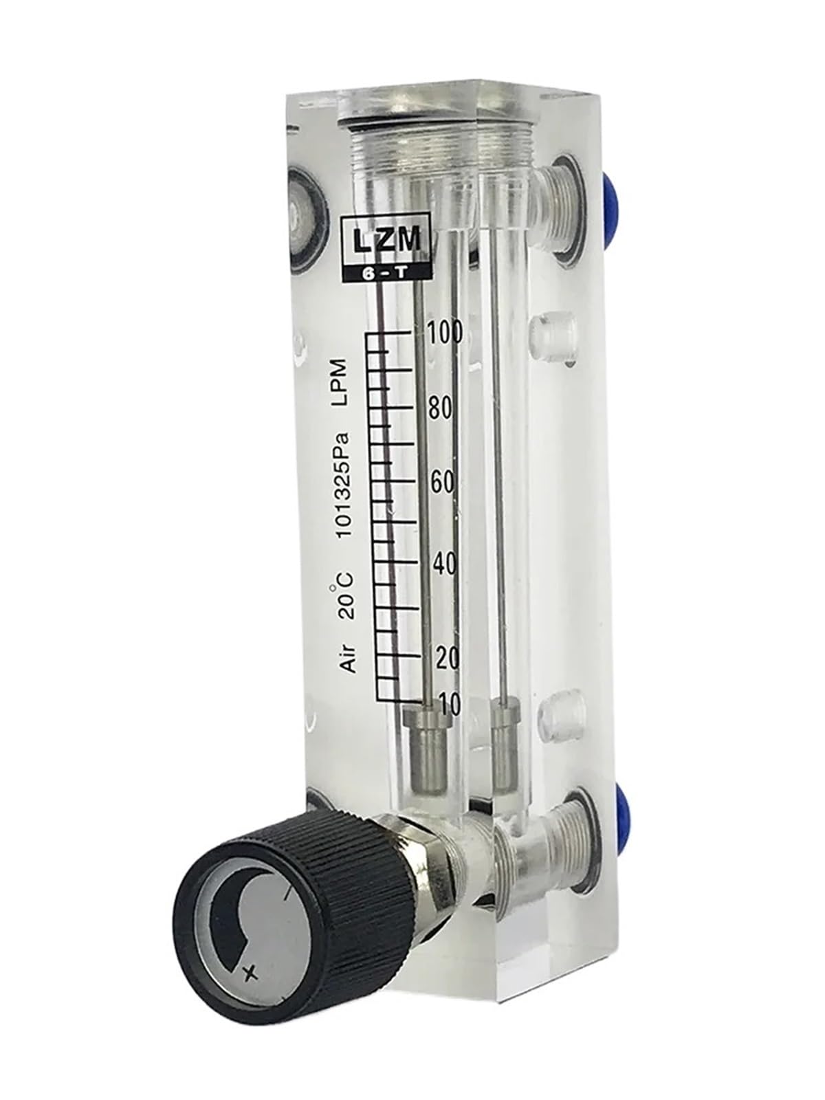 Rotamètre de type panneau débitmètre air gaz eau indicateur de débit 8mm