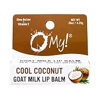 Vista 8 de O My! Bálsamo labial de leche de cabra, paquete individual de 0.15 onzas, pastel de frambuesa, bálsamo labial de leche de cabra natural, dabs