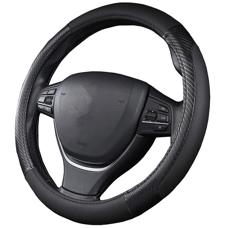 Coprivolante In Pelle UIHOL Universale 37-39cm Con Pattumiera - Antiscivolo E Traspirante Per Auto - Foto 2