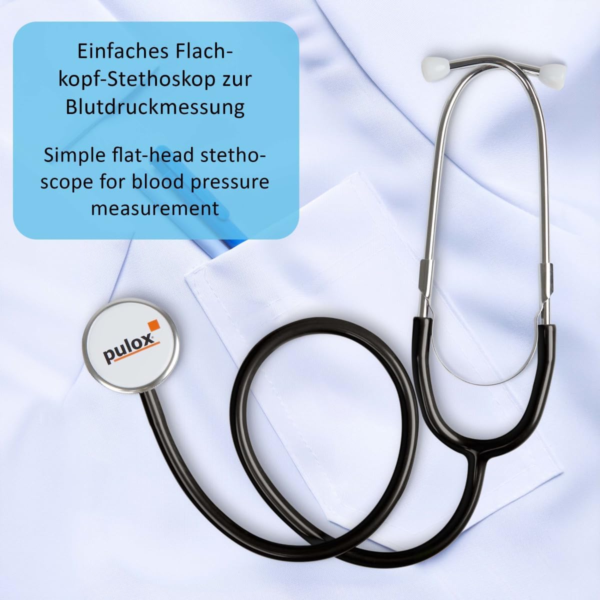 Pulox Nurse Bundle mit Pulsoximeter, Stethoskop & Blutdruckmessgerät | Komplettset inklusive Schwesternuhr, ideal für Pflege, Ausbildung, Praxis und medizinisches Fachpersonal