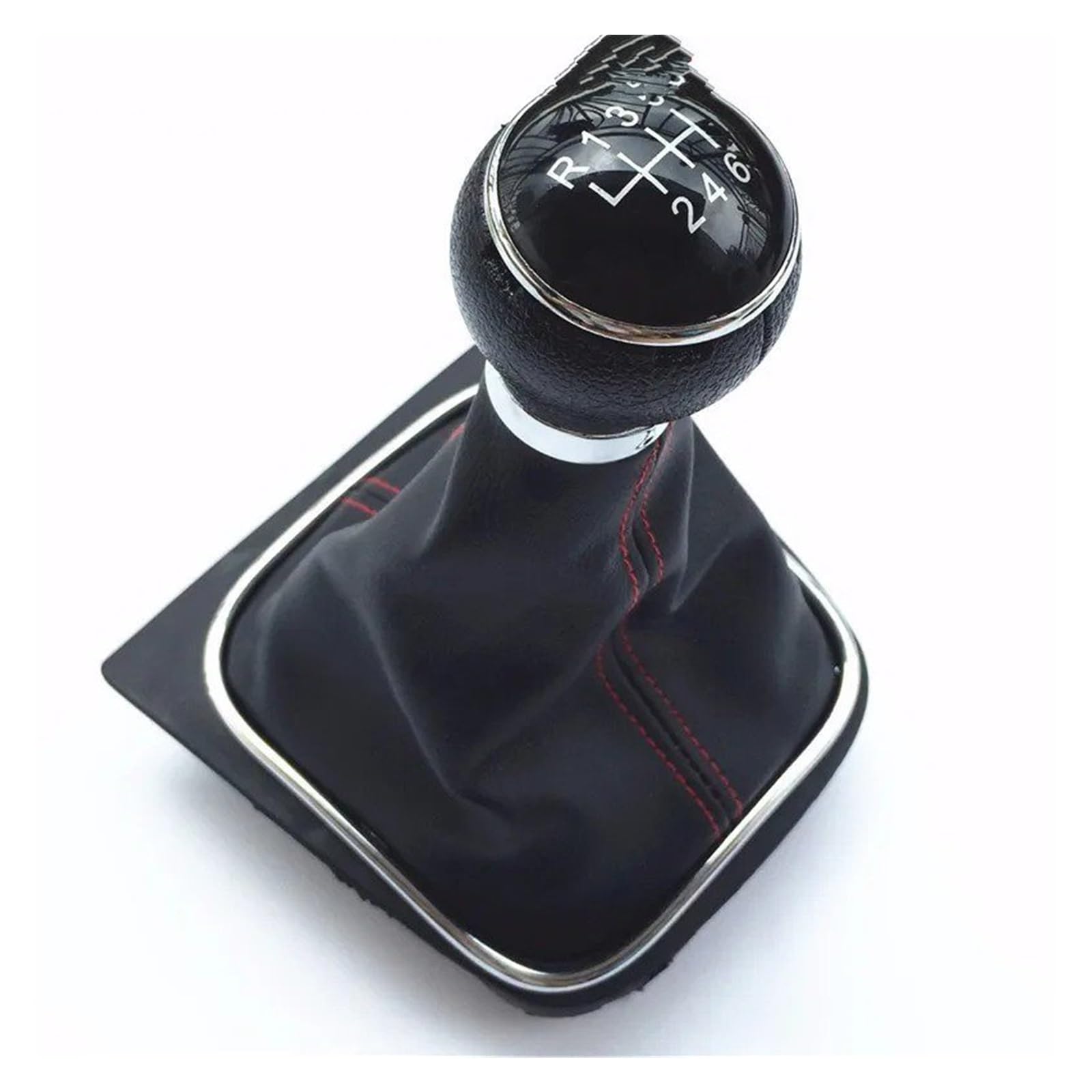 VAVGKDKPZB Shifter Lever Handle for VW for Golf 6 MK5 MK6 for Jetta 2005-2014 5 Speed Gear Stick Shift(6 Speed Model F)