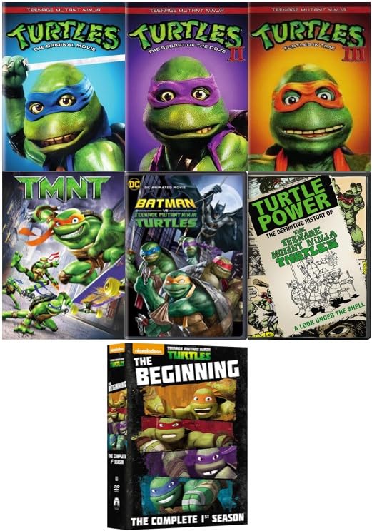 Teenage Mutant Ninja Turtles: The Essential Collection - The Original Movie / The Secret of the Ooze / Turtles in Time / TMNT (Animated) / Batman vs. TMNT / Turtle Power / The Beginning: Season 1
