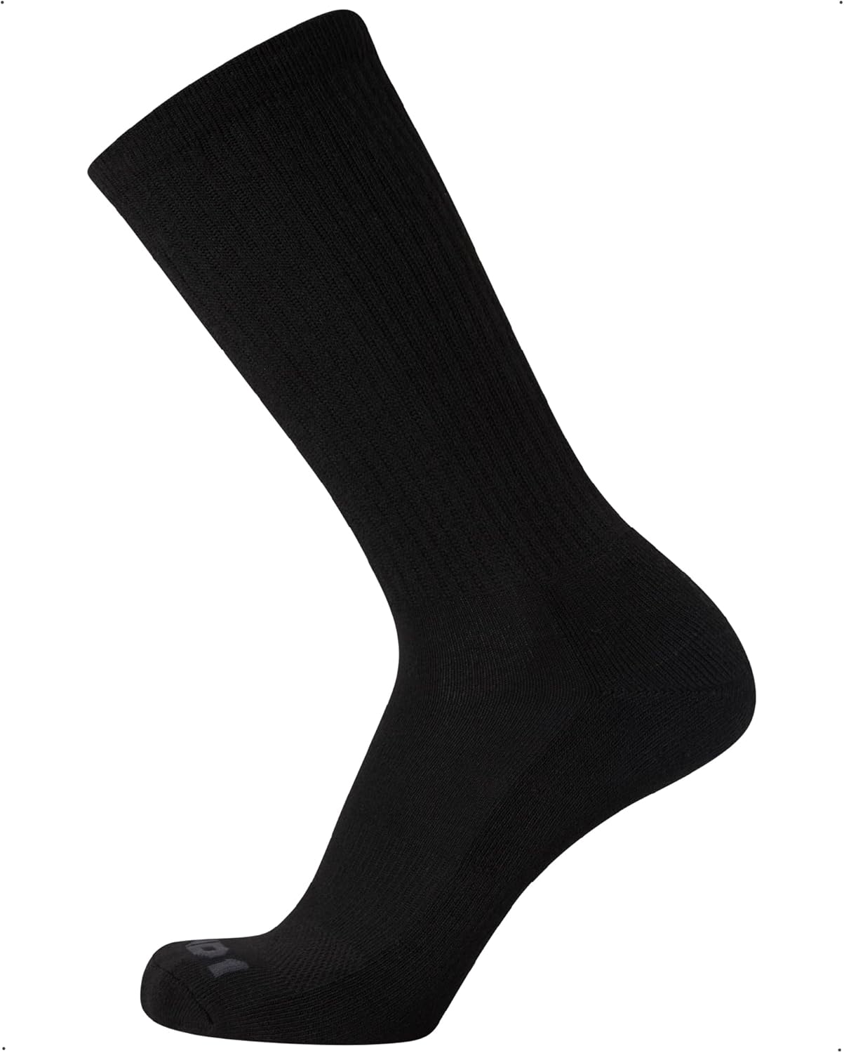 AND1 Mens Crew Socks - 12 Pack Moisture Wicking Cushioned Performance Breathable Athletic Socks for Men (Sizes: 6-12.5) - Image 6