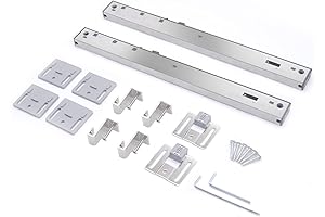 The Ultimate Barn Door Silencer: 2PCS Stainless Steel Soft Close Mechanism