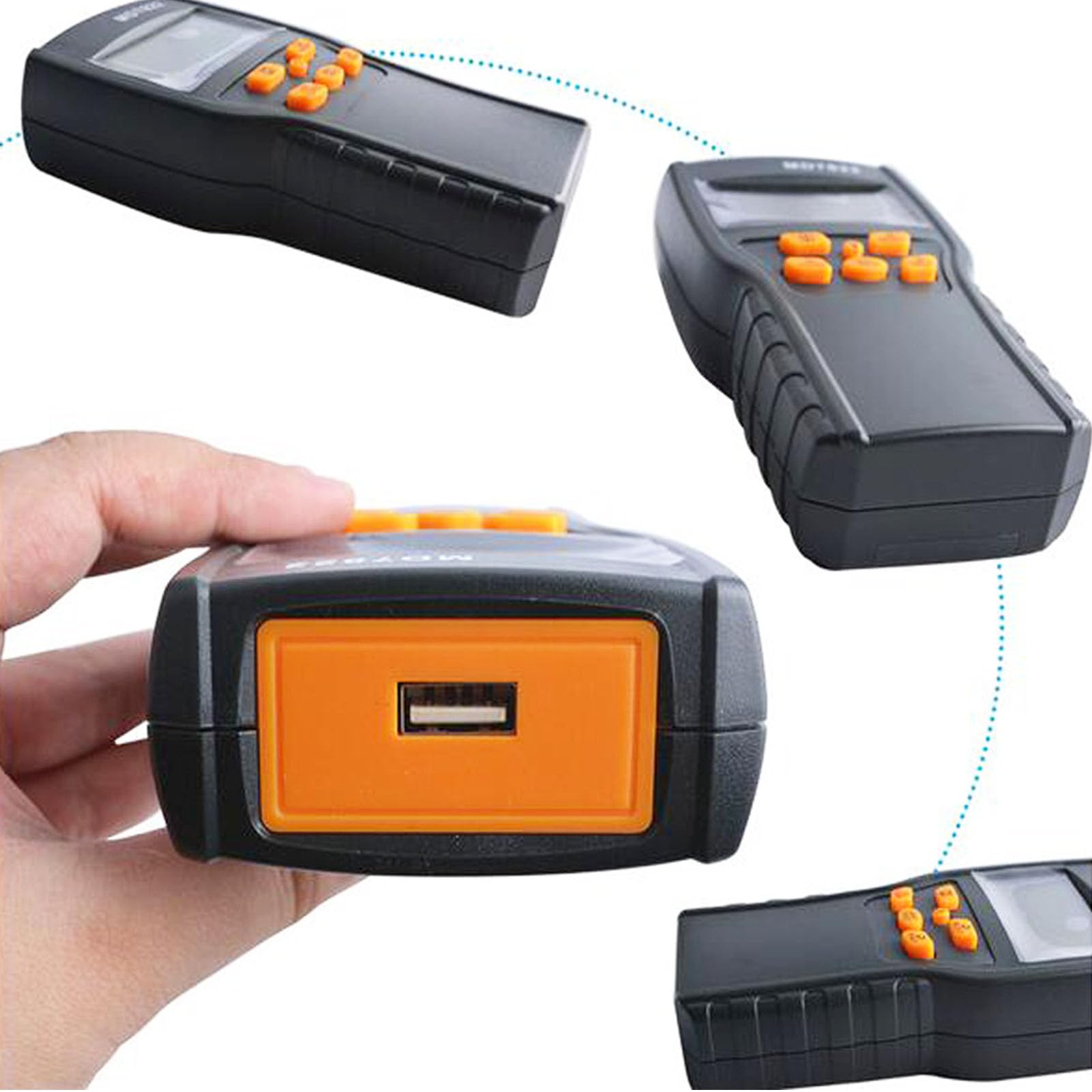 Messgerät Tragbarer multifunktionaler LCD-Digitaltester für Weizen, Mais, Reis, Sojabohnen