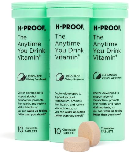 The Anytime You Drink Vitamina para el metabolismo del alcohol, la salud del hígado y el apoyo a la inmunidad con electrolitos, antioxidantes, cardo