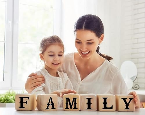 Miniatura 7 de Plantillas de letras de 3 pulgadas, 36 plantillas reutilizables y flexibles de letras y números para pintar en madera, pared, porche, tela