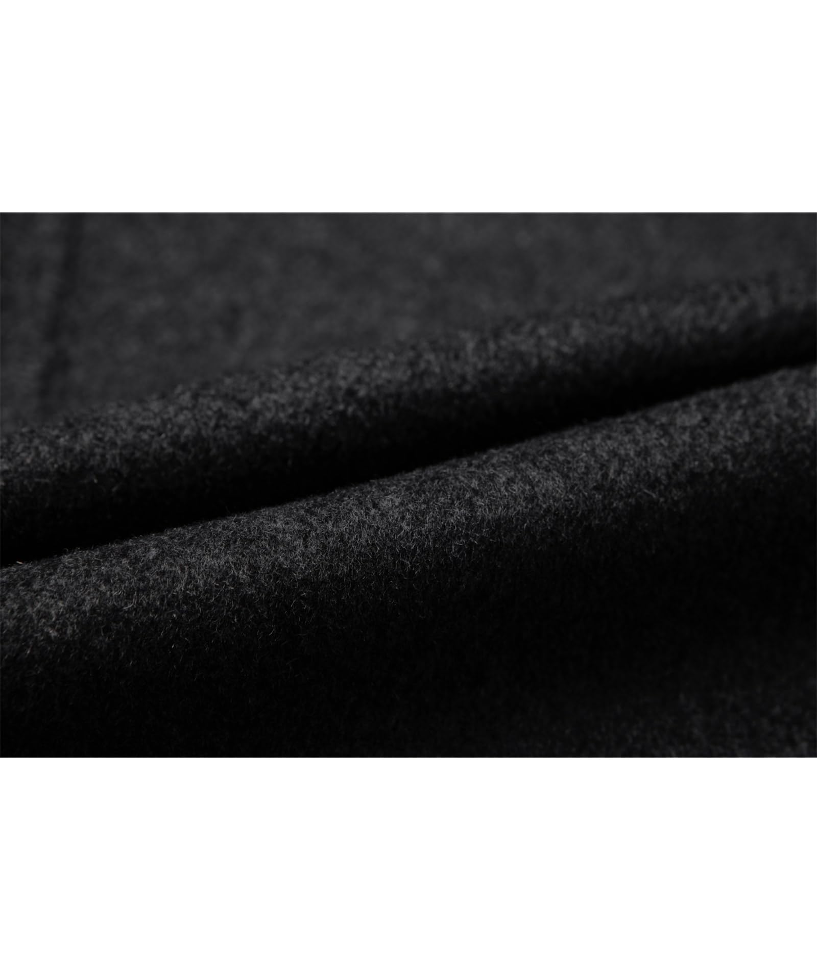 ECDAHICC Wintermantel Herren Lang Wolle Mantel Slim Fit Zweireihig Revers Herrenmantel Business Baumwolle Mantel Wollmantel