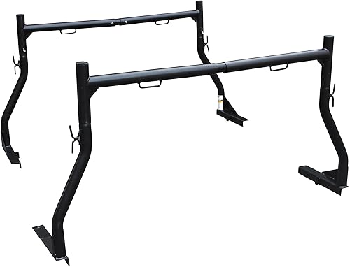 MAXXHAUL 50241 - Bastidores de acero ajustables para camioneta, color negro disponible en Yaxa Colombia