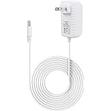 15W Power Cord Adapter for Echo Spot Smart Clock &amp; Pop Smart Speaker - White Wall Charger Plug Long Cable, 5ft