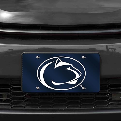 Miniatura 1106 de Rico Industries Placa de matrícula de metal con incrustaciones láser de Florida Gators de la NCAA plateado,Alternativo,Negro -,Negro/Plata,Azul,azul