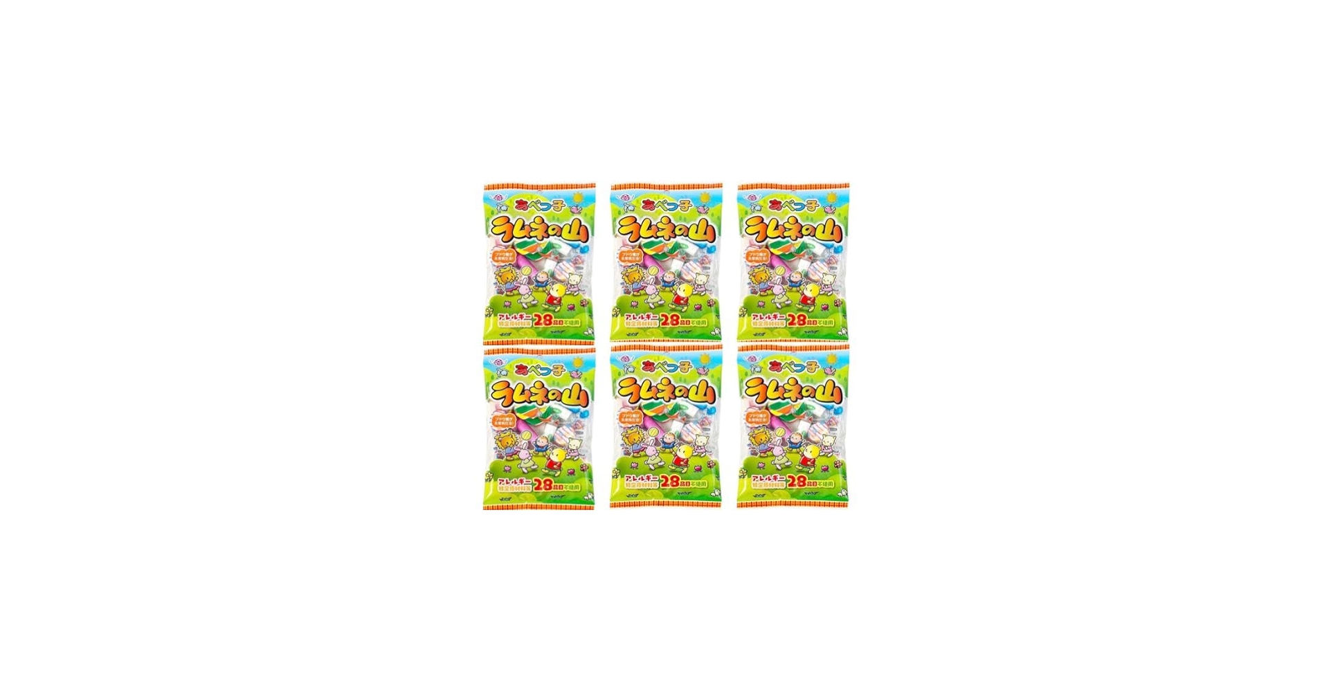 Amazon.co.jp: 安部製菓 あべっ子 ラムネの山 6袋 : 食品・飲料