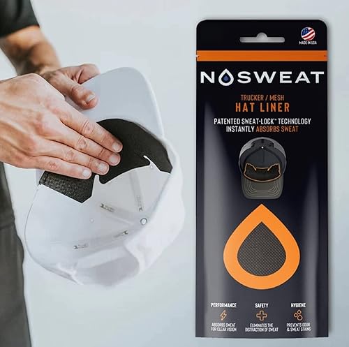 Miniatura 4 de Trucker Hat Sweat Liner & Mesh Hat Sweat Guard Bands  Patentado por NoSweat