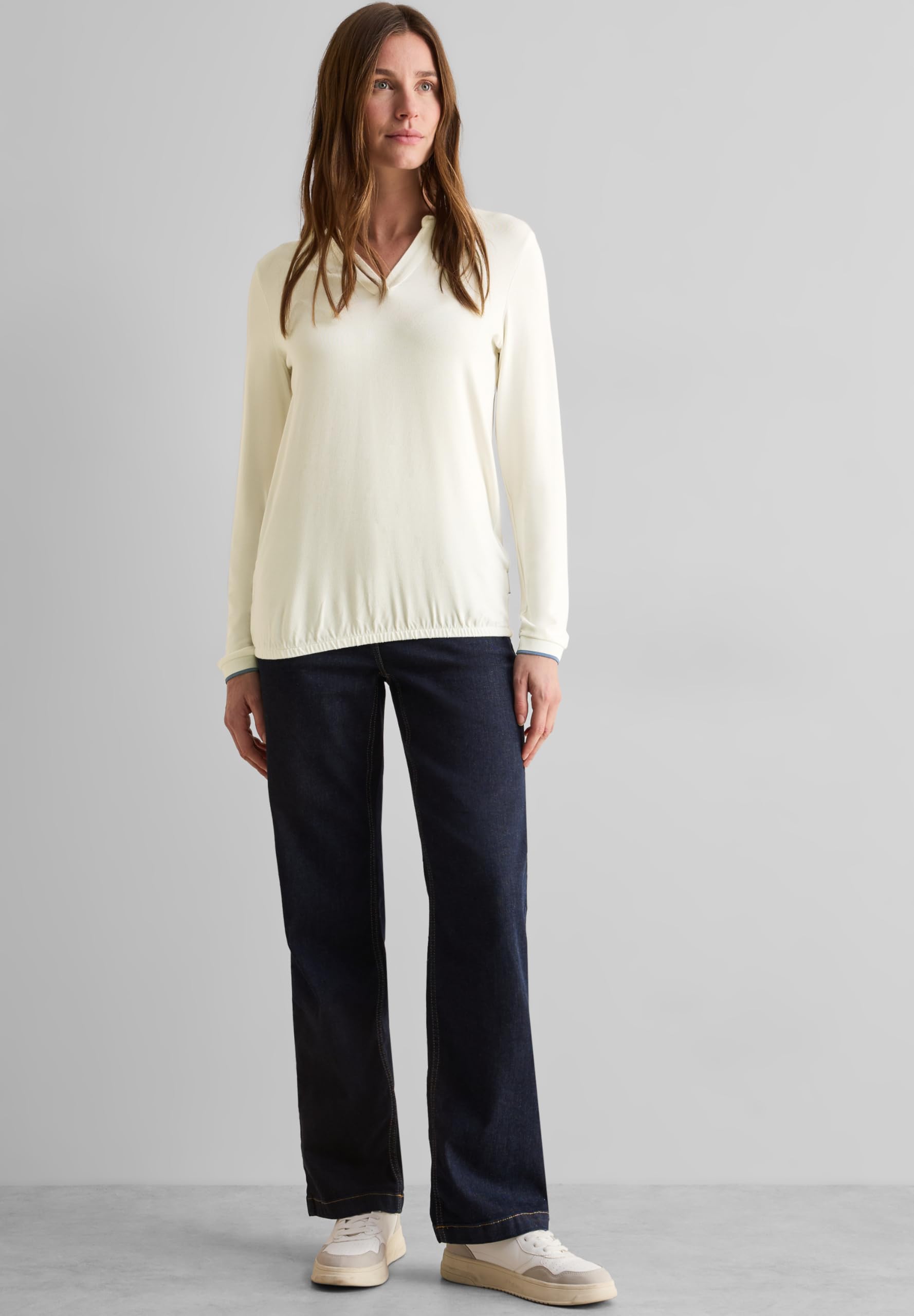 Damen Shirt mit Hemdkragen