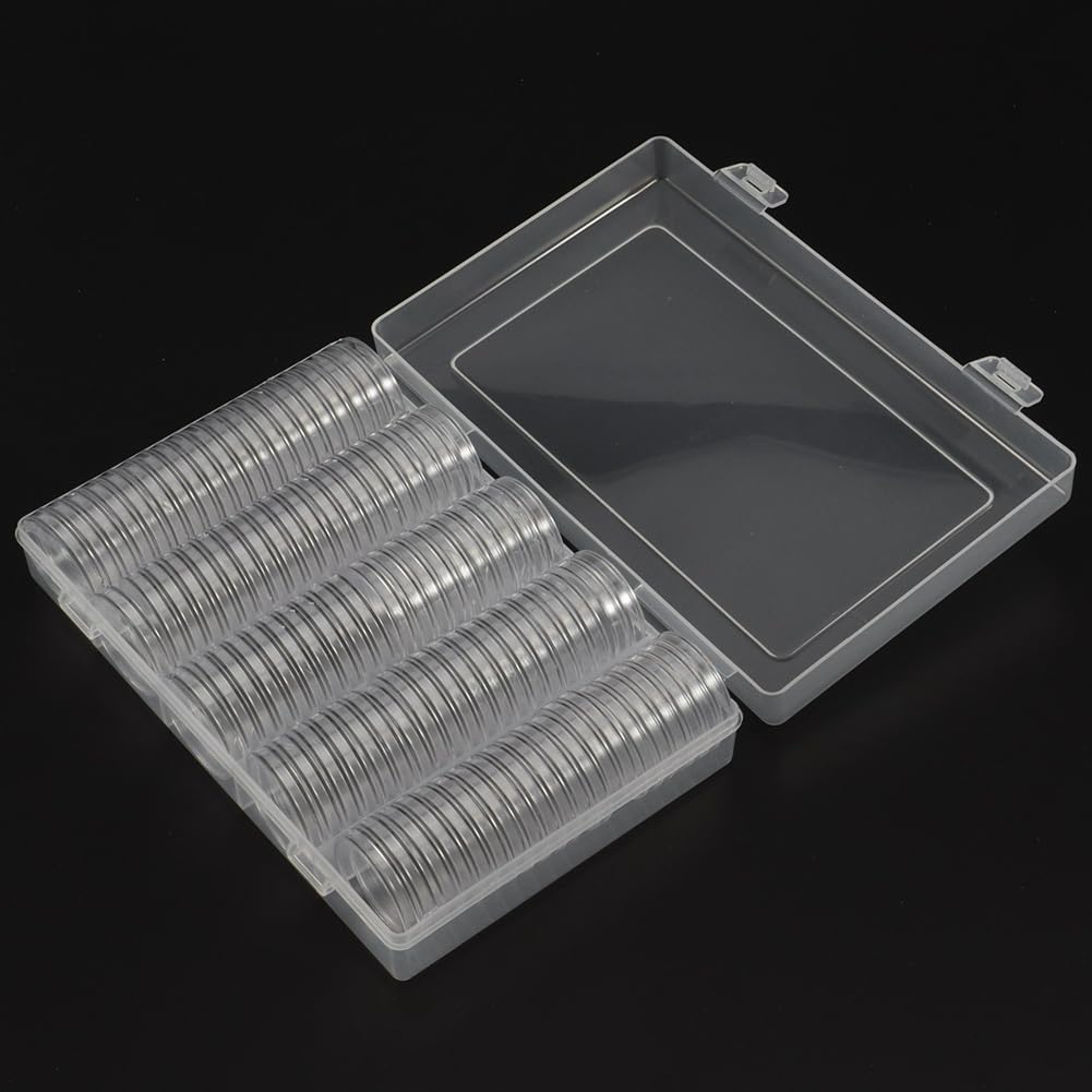 17/20/25/27/30mm Portamonete 400 Pezzi Capsule con Guarnizione in Schiuma, per Monete Professionale per Collezione di Monete