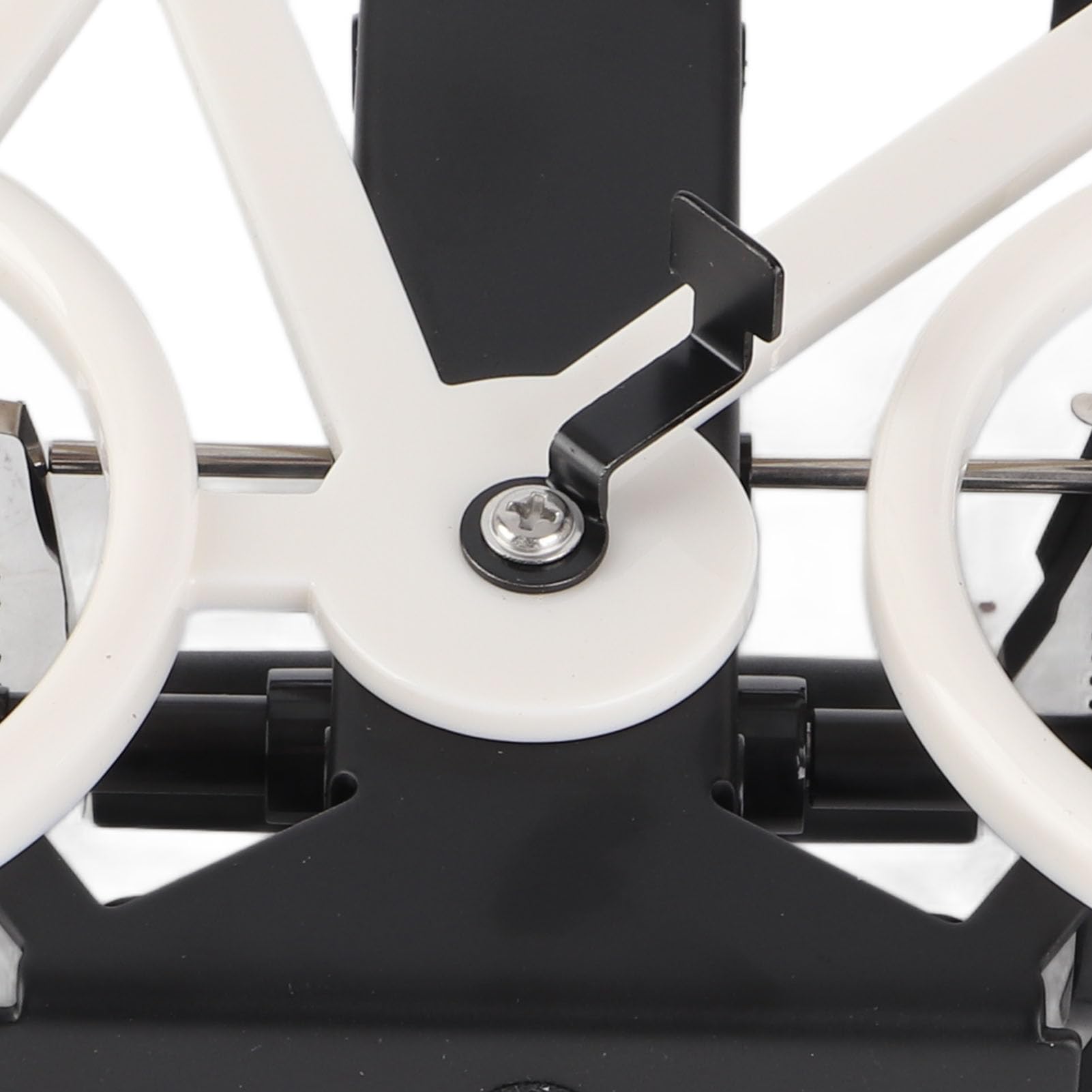 Jeffergarden Retro Rowerowy Zegar Flip, Stal Nierdzewna Mechaniczny (WHITE)