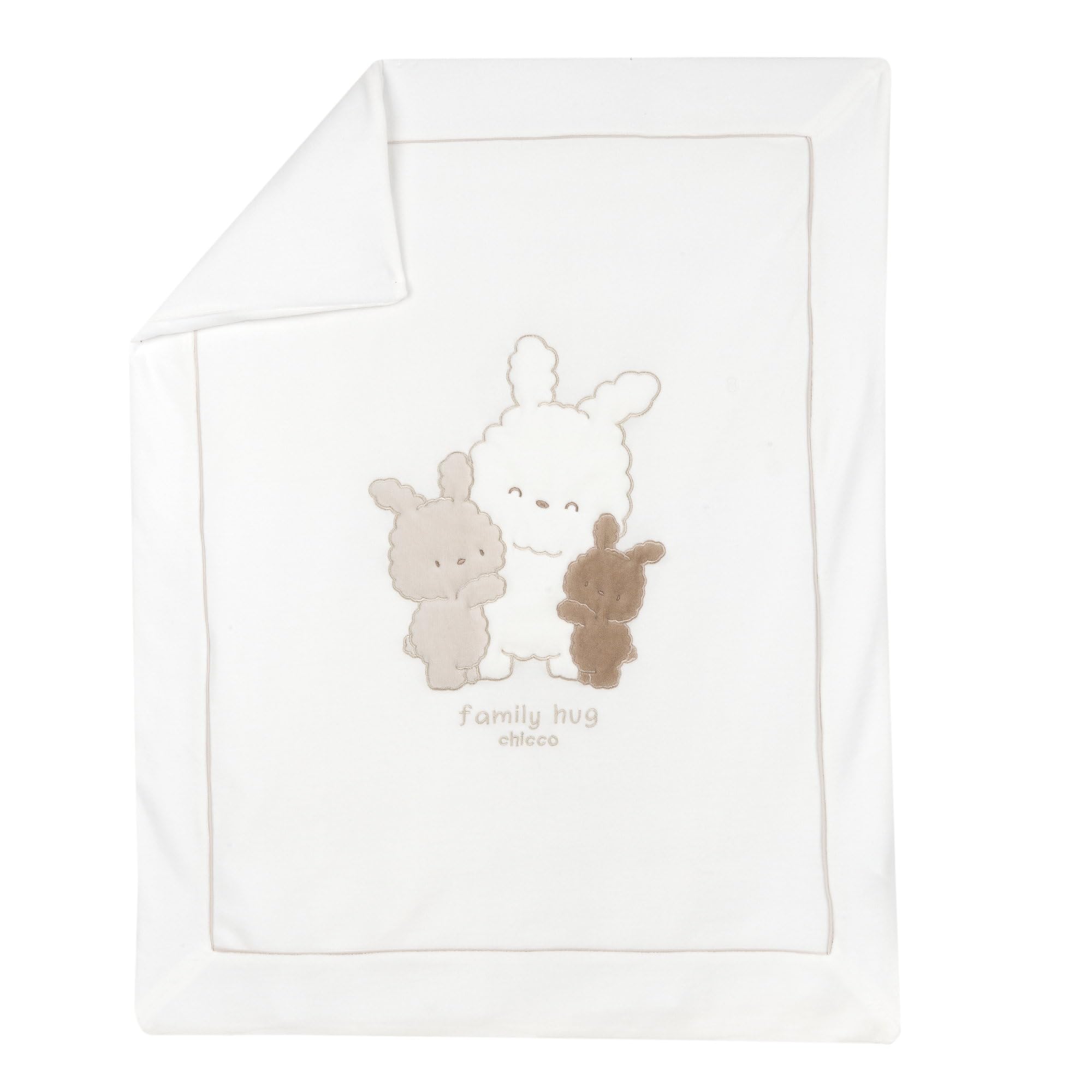 Chicco, Copertina neonati sfoderabile (Bianco/Beige)