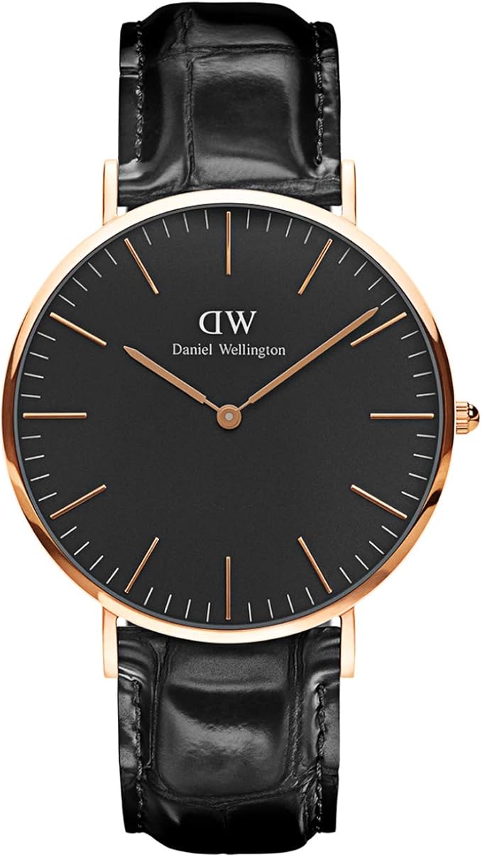 Amazon Daniel Wellington ダニエルウェリントン 時計 メンズ クラシックブラック レディン ローズゴールド 40mm 正規販売店 時計バンド 腕時計 通販