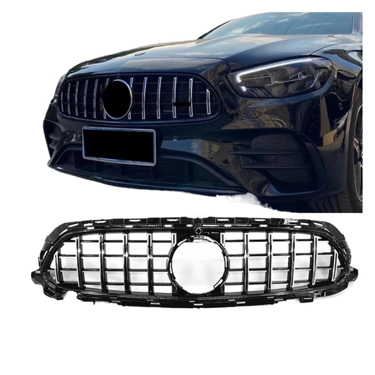 Amazon.com: 2021 2022 2023 W213 W238 GT AMG Style Grill Compatible