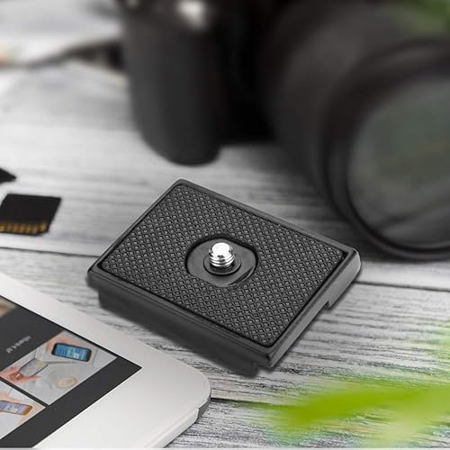 Miniatura 5 de Acouto Placa de liberación rápida para cámara Tr con montaje de tornillo de 14 pulgadas para aleación de aluminio 3157N 3030 3130 3160 3262QR + goma