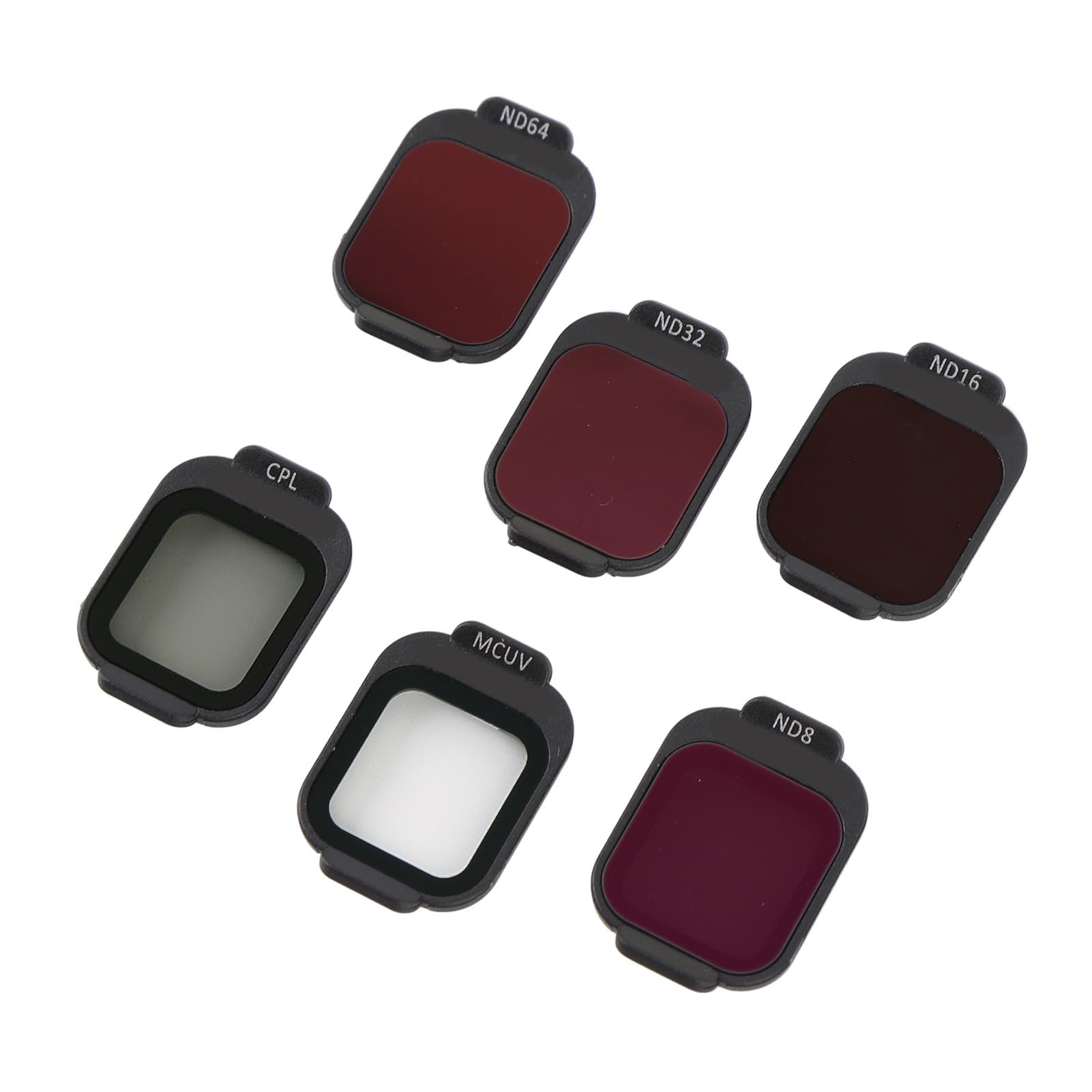 Tbest Set di Filtri per Lenti per Droni Filtro ND CPL Vetro Ottico HD ND8 ND16 ND32 ND64 MCUV per Flip Crystal Clear Imaging Approfondisce L'alta Trasmittanza PC+