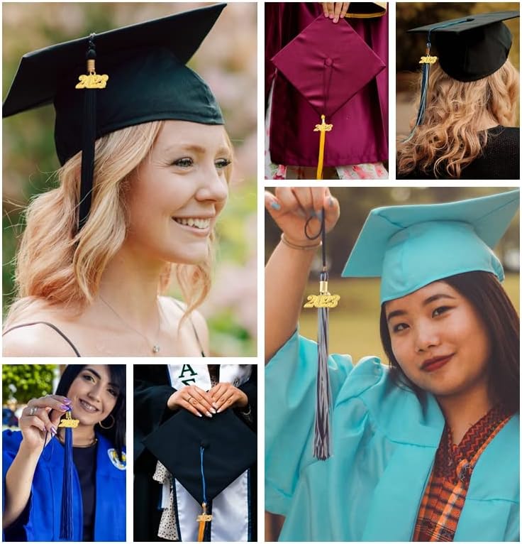 2026/2025/2024 Graduation Tassel Charm for Graduation Cap Tassel and New Year Christmas Gift Congratulation Decoration - Image 3