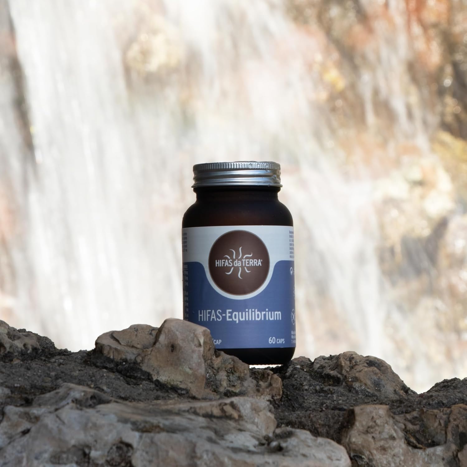 HIFAS DA TERRA - HIFAS-Equilibrium Extractos de Hongos Puros de Reishi, Melena de León y Cordyceps para Equilibrar el Bienestar Físico y Emocional - Bote 60 Cápsulas
