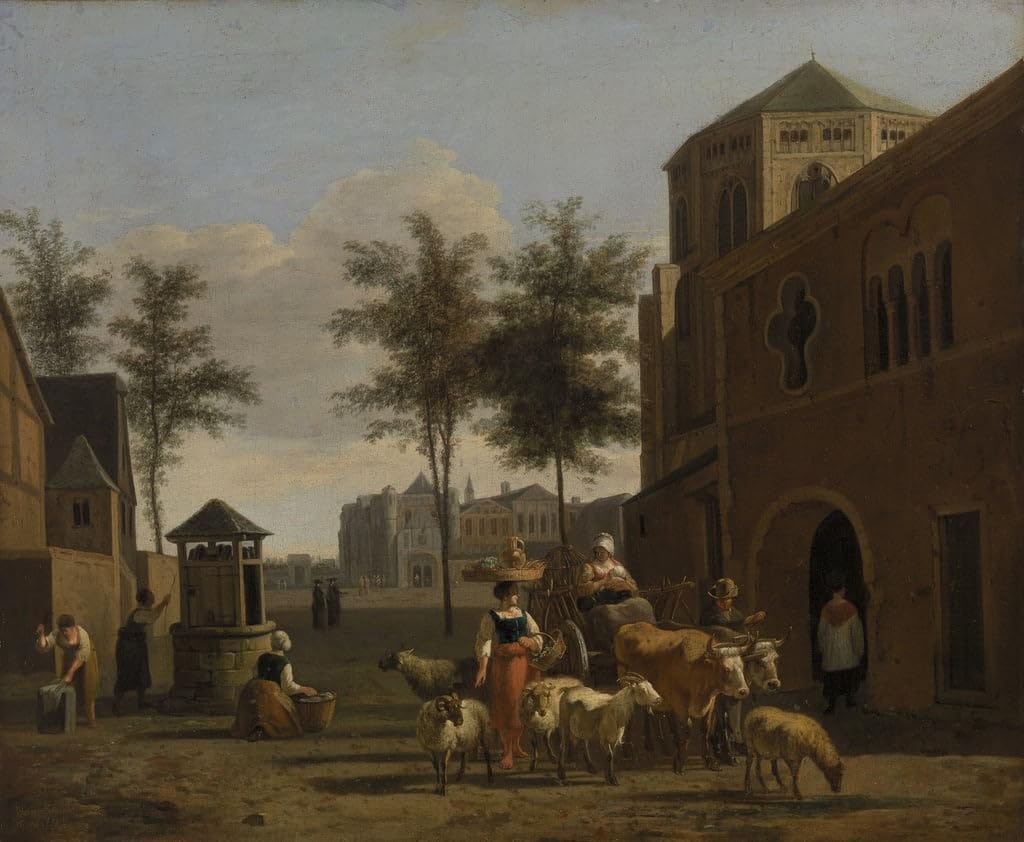 Affiche Toile de maître Gerrit Berckheyde Cologne qualité musée 60x90 - 5