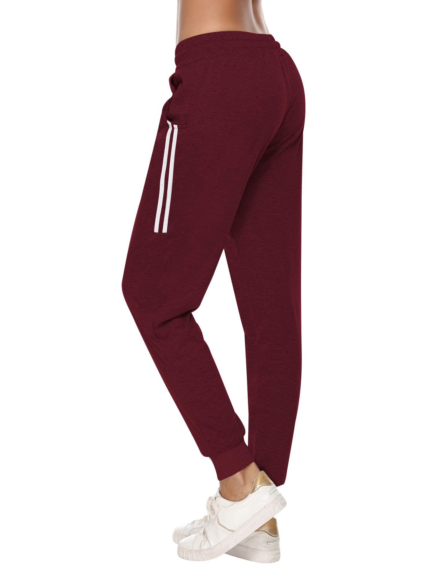 Sykooria Pantaloni Sportivi Donna Pantalone Tuta Donna Cotone Pantaloni Jogger Leggeri con Coulisse S-XXL