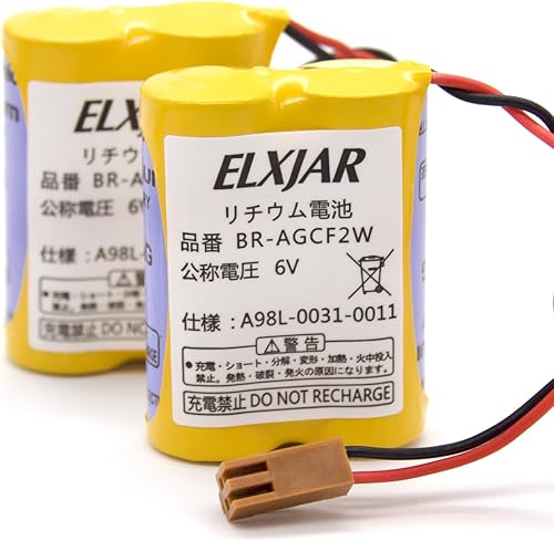Miniatura 6 de BR-AGCF2W - Batería de repuesto para GE Fanuc A98L-0031-0011#L A06B-0177-D106 A06B-6093-K001 K002 BR-AGCF2P BR-ACF2P Sanyo CR17450SE-F2P (5
