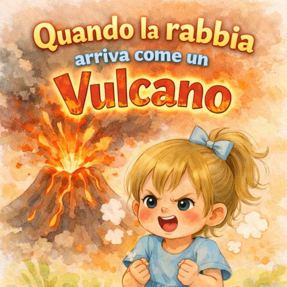 QUANDO LA RABBIA ARRIVA COME UN VULCANO: Una storia educativa per aiutare i bambini dai 3 ai 7 anni a calmarsi e capire le proprie emozioni.