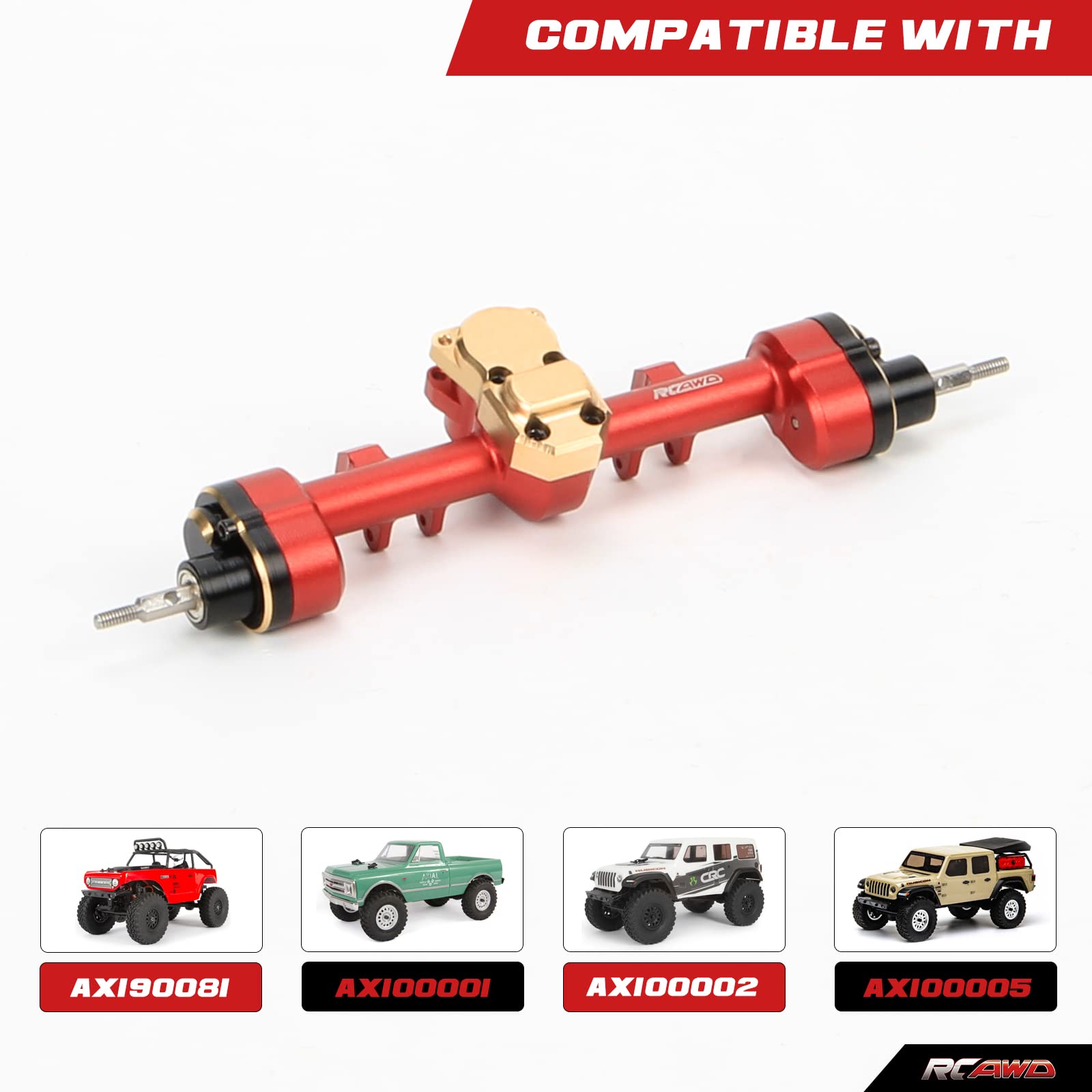 Alloggiamento Differenziale Posteriore In Alluminio NHX Con Coperchio – Per Axial SCX24