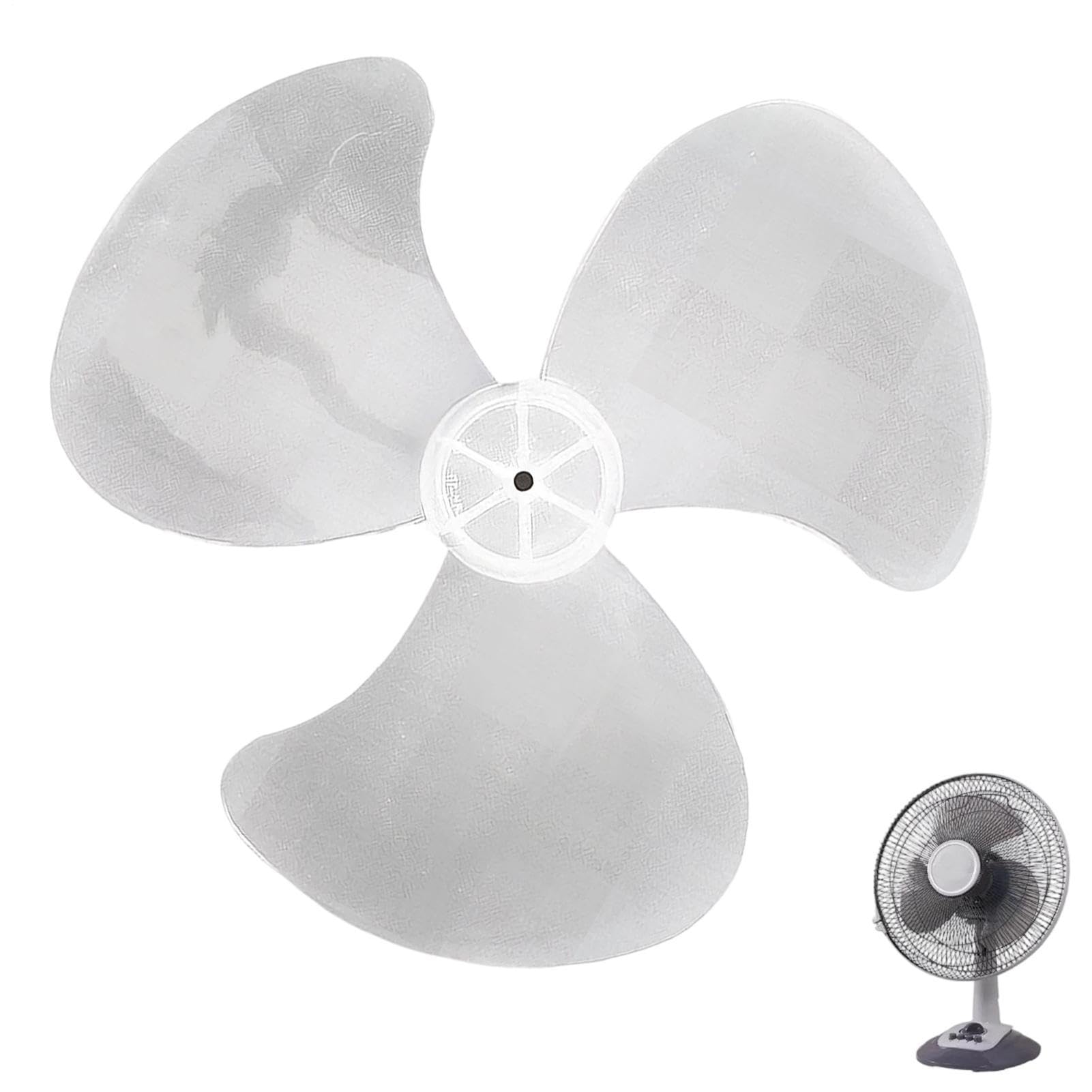 Fan Leaves Replacement, 11 Inch Replacement Electric Fan Leaves, White