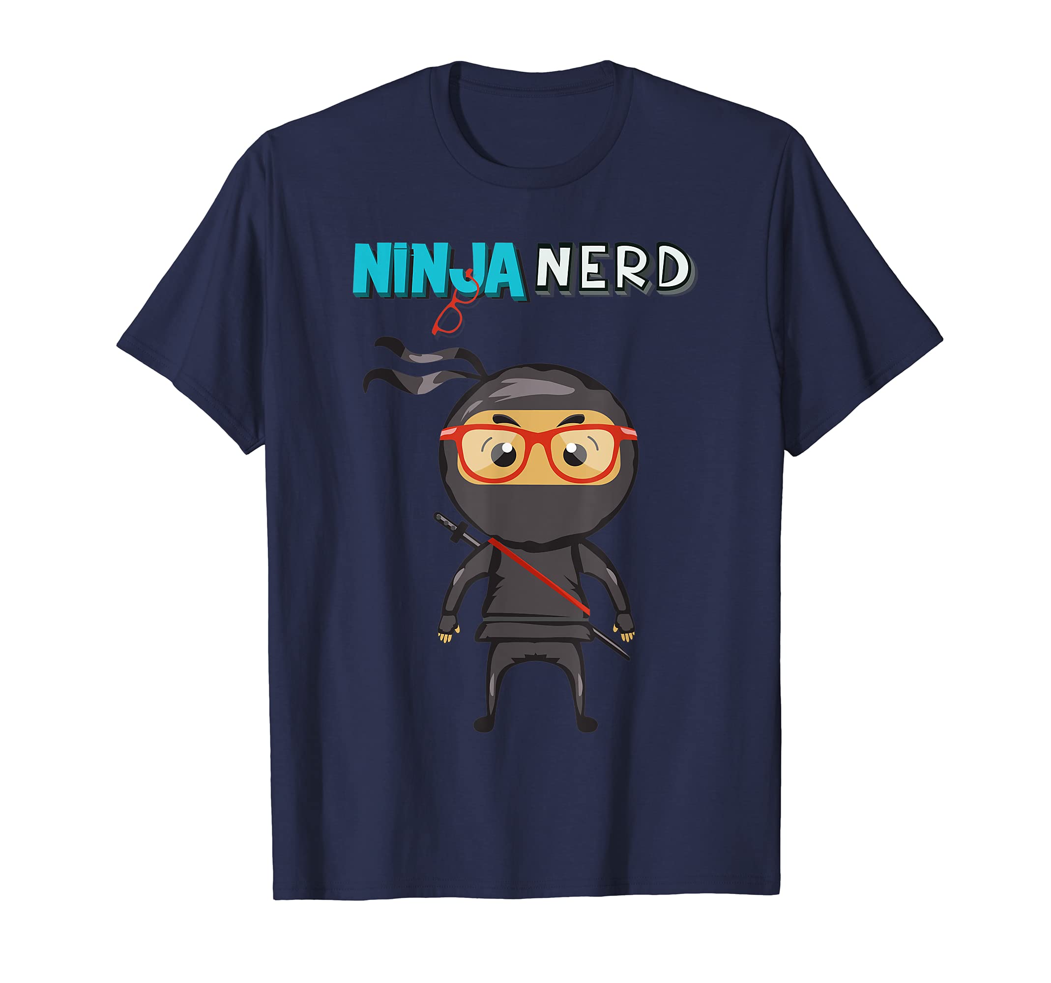 Ninja NerdT-Shirt, Blue, SOEKO-TEX STANDARD 100