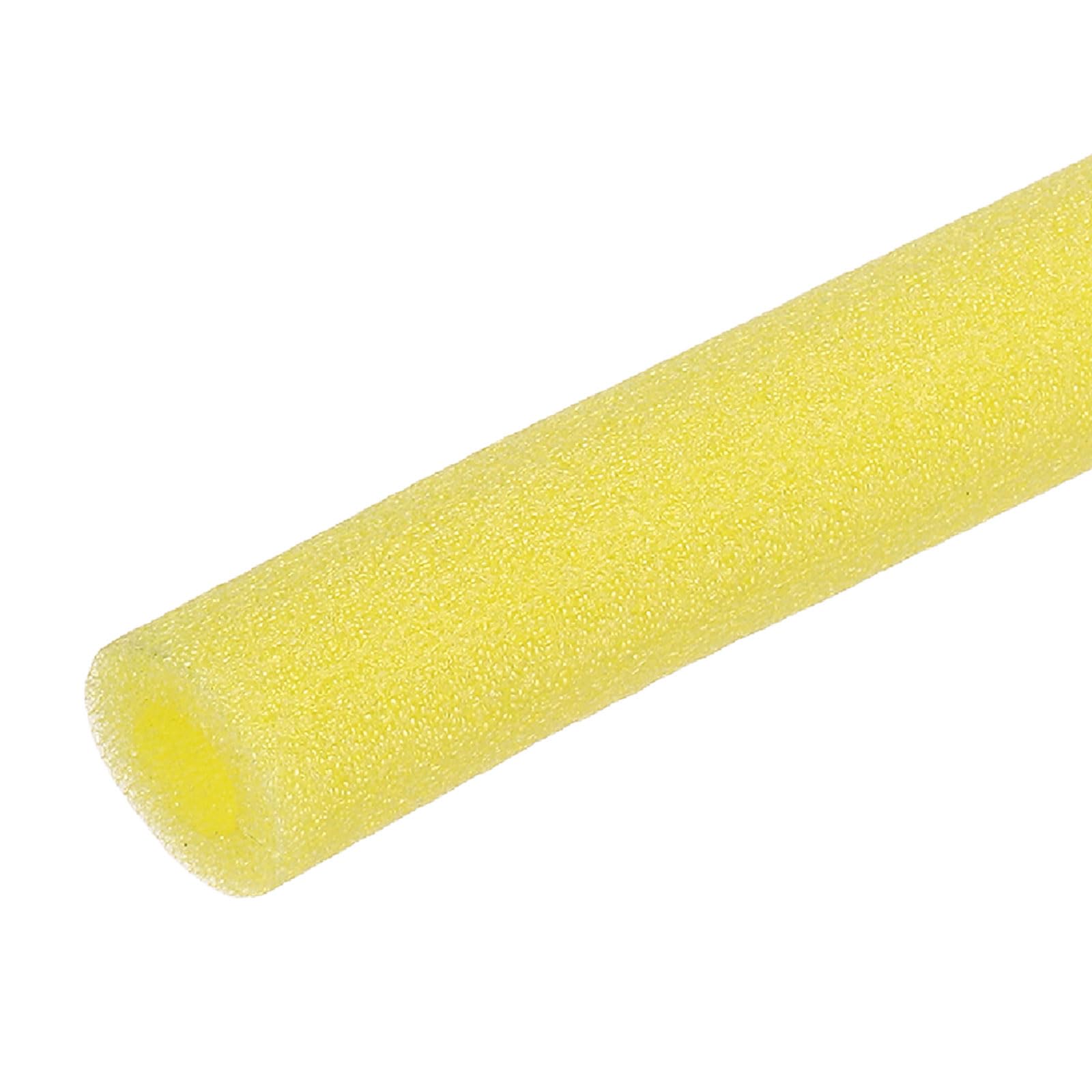 sourcing map 3/8" ID Pipe Insulation Foam Tube, Foam Pipe Tubing Covers 0.79" OD Wrap Roll Bar Tubing 3.3FT Long - Heat Preservation for Handle Heat Water/Pipe Freeze Protection, Yellow