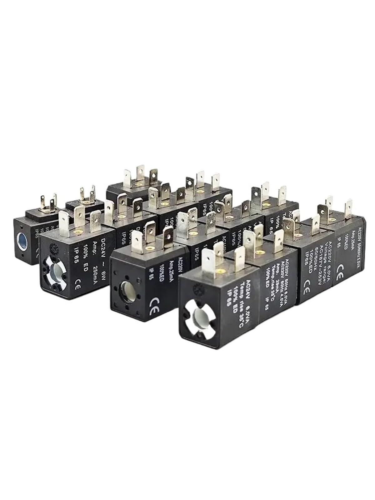 Bobine d'électrovanne tout cuivre haute conductivité pour système pneumatique stable