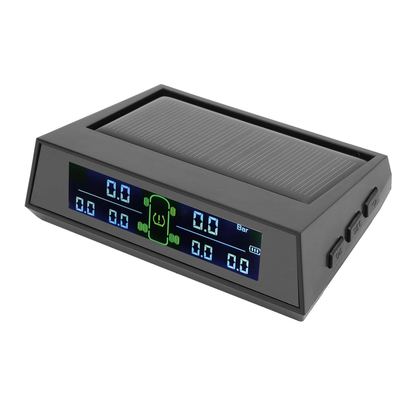 Słoneczny Bezprzewodowy Wyświetlacz LCD TPMS 6 Czujników Alarm Bezpieczeństwa System Monitorowania Ciśnienia w Oponach dla Samochodu RV