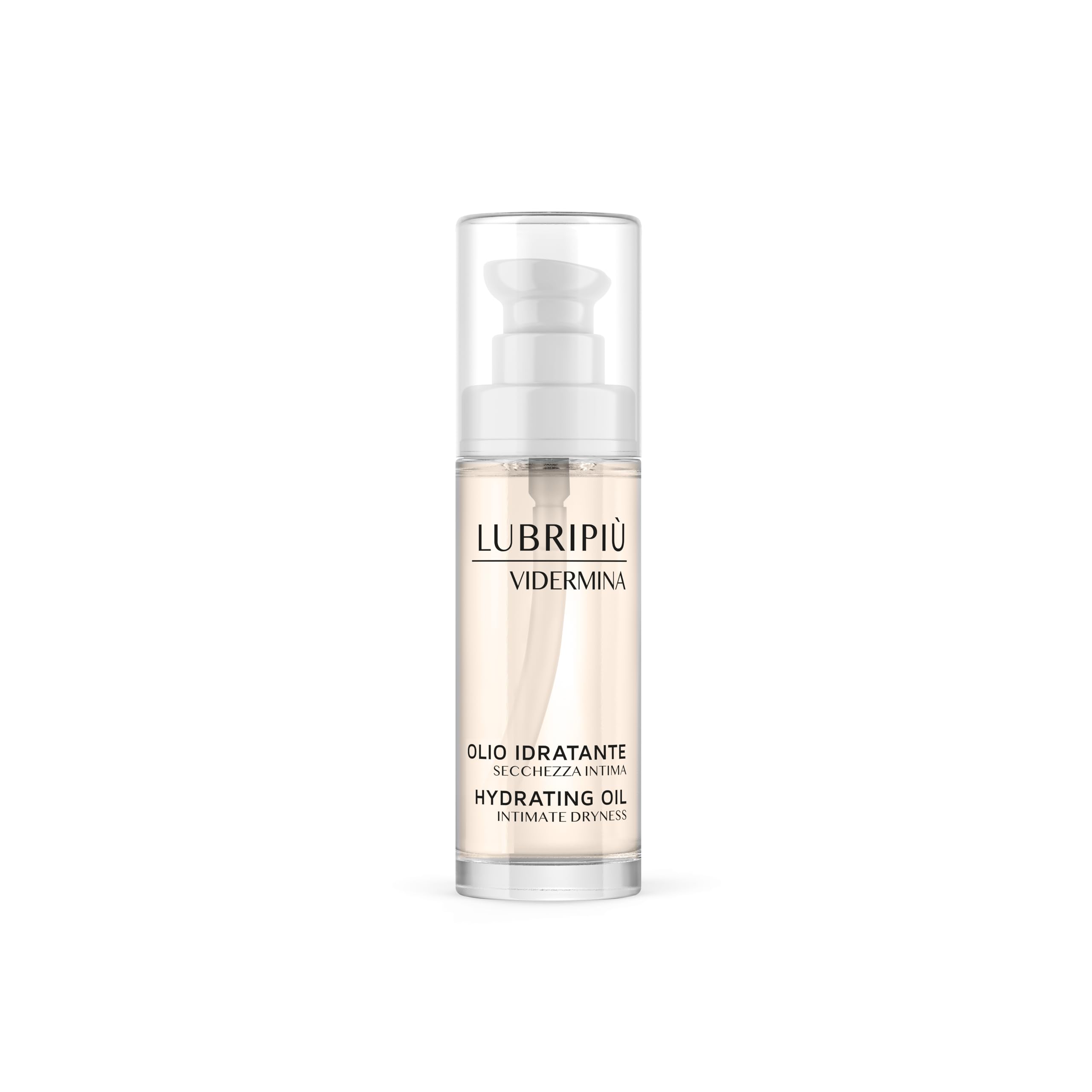 Vidermina Lubripiù Olio Idratante Intimo 30 ml – Sollievo Secchezza Vaginale – Con 5 Oli Biotecnologici Naturali, Rosa Mosqueta e Centella – Rapido Assorbimento