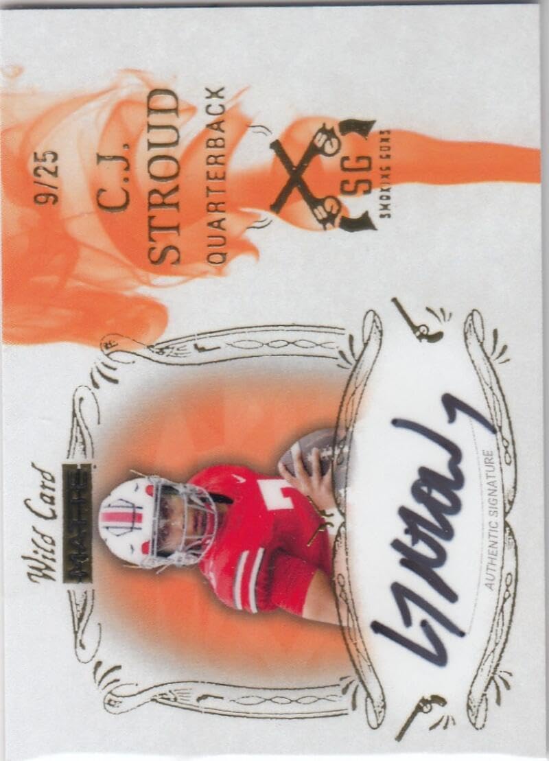 Football Trading Card 2023 Wild Card Matte #SG-A C.J. Stroud EX/NM AUTO 9/25