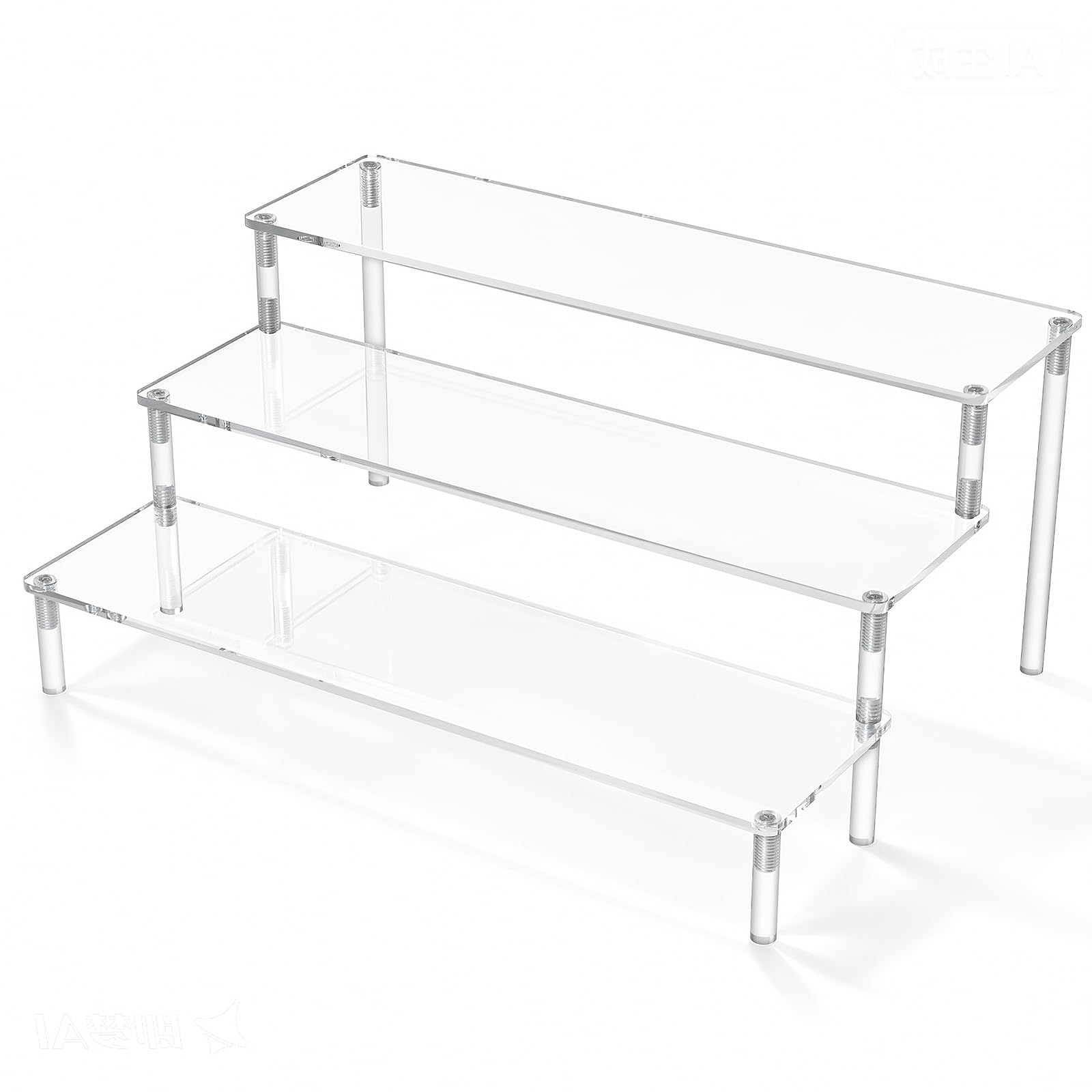 Photo 1 of AZEAM Acrylic Display Riser, 3 Tier