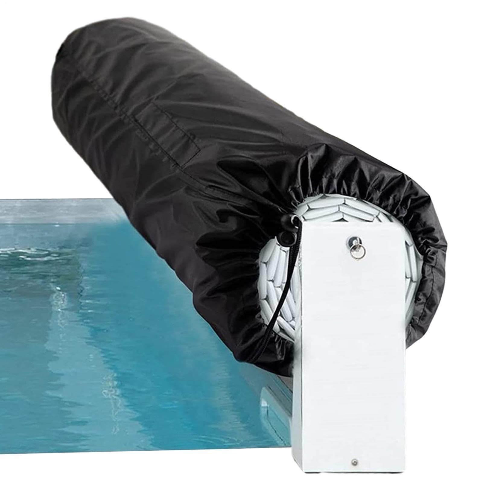Couverture de bobine solaire pour piscine – Bobine de couverture pour piscine, protection solaire, protection pour enrouleur résistant pour hors sol, adaptée aux piscines de différentes